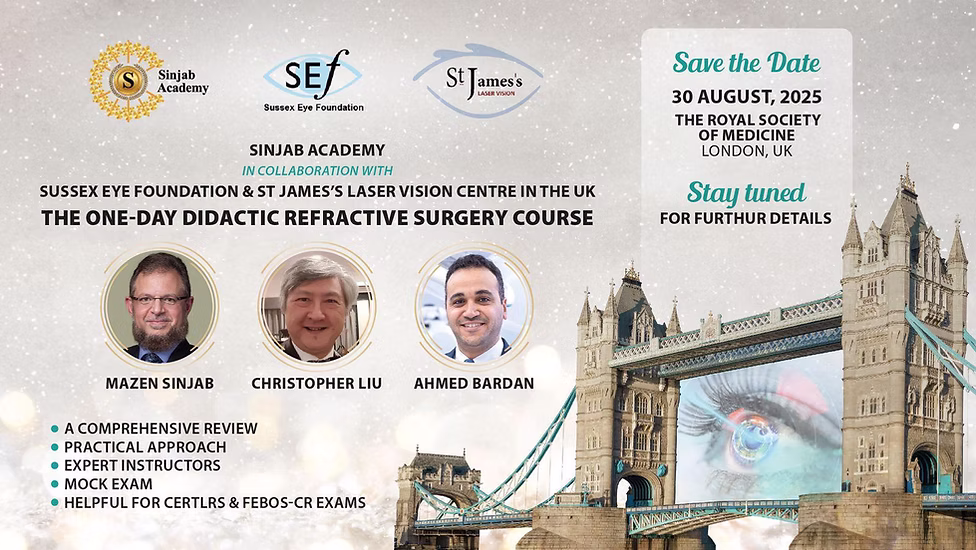 The One-Day Didactic Refractive Surgery Course